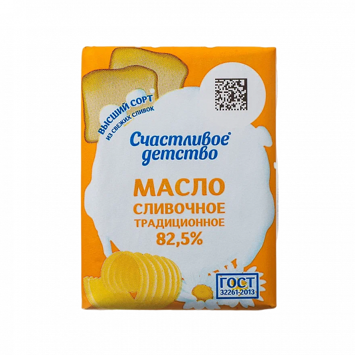 картинка Масло сливочное "Традиционное" в/с 82,5% 